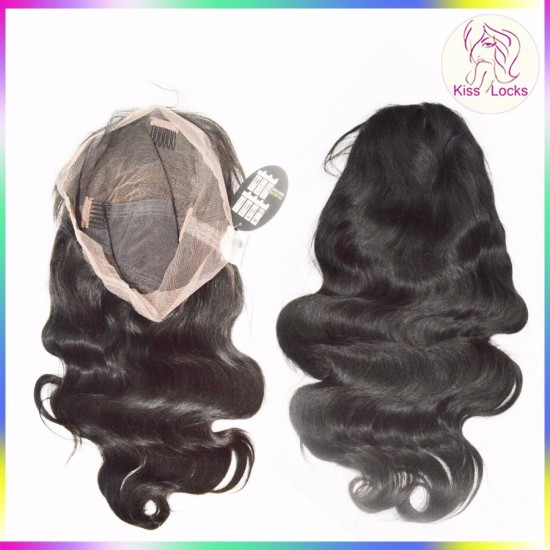 Good Luster Full Lace Wigs 100% Untreated Filipino wavy Human Virgin Hair Premade Wigs Natural Hairline