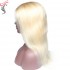 613 Blonde Lace closure(4x4 & 5x5) Wig 100% Human Hair Silky Texture preplucked Transaprent/HD lace