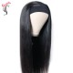 180% Density(use 3 bundles) Headband Wig Raw Hair Quality straight wavy curly different textures Pre-Attached Machine Made Glueless Wigs