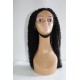 kinky Curly Wig Raw Virgin human hair lace frontal wigs Natural color Heavy 180% density with baby hairs Preorder